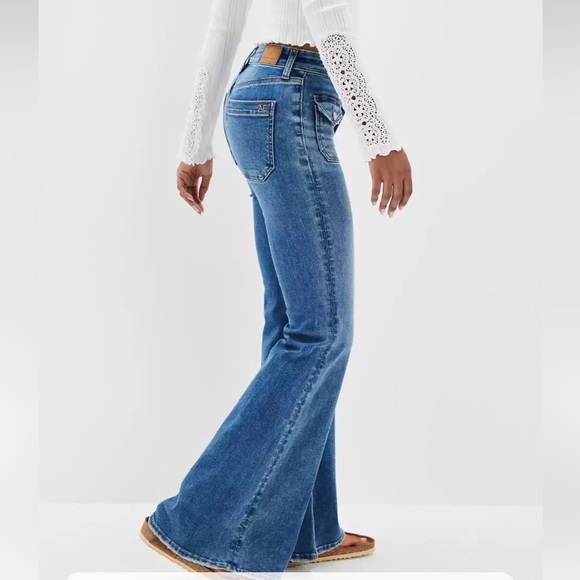 American eagle festival flare jeans 16s - Picture 2 of 2